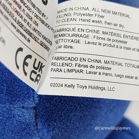 DANI 🐾 5" Blue Big Foot Original Squishmallow by Kelly Toy ☆ NWT ☆ - Picture 8 of 8
